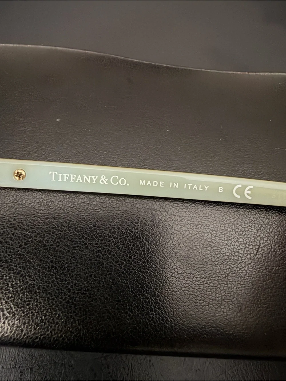 Tiffany & Co. Woman’s Brown and Tiffany Blue Crystal Accent Sunglasses
